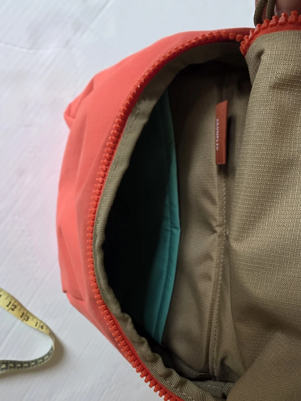 Crumpler Fang Red canvas backpack water resistant Outdoor Gorpcore Utility